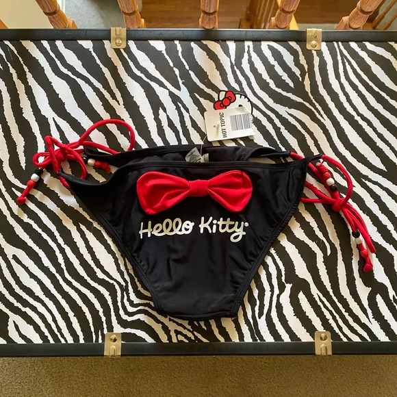 Hello Kitty Other - RARE VINTAGE Sanrio Hello Kitty Bikini Bottoms NWT Bow back **Last Pair**